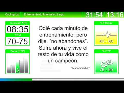 Entrenamiento Nº22 Cycling Up - Interválico Largo Ciclo Indoor by David Aguado