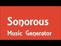 Sonorous - LSTM music (Best piece generated)