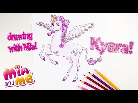 Kyara - drawing with Mia - Mia and me
