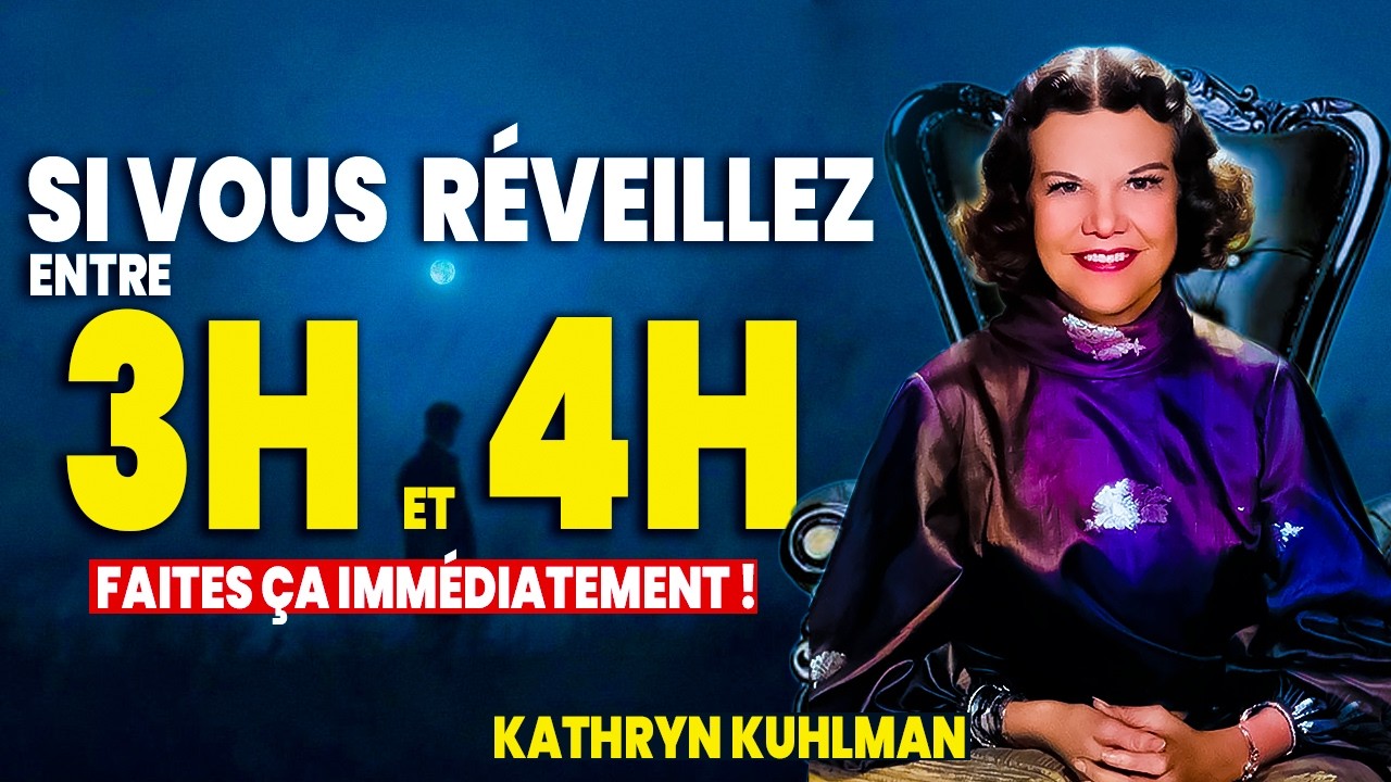 Pourquoi Dieu te réveille entre 3h et 4h du matin ? La révélation de Kathryn Kuhlman !