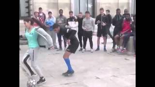 Amazing soccer dribble