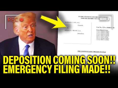 Trump PANICS over HIS DEPOSITION in EMERGENCY MOTION!!!