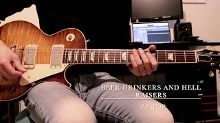 &quot;Beer Drinkers And Hell Raisers&quot; - ZZ TOP (Billy Gibbons guitar solo) - cover by Carmine D&#39;Onofrio