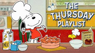 Relaxing Thursday Jazz with Snoopy 🍰✨🎧 | Smooth Jazz Playlist for Peaceful Mornings