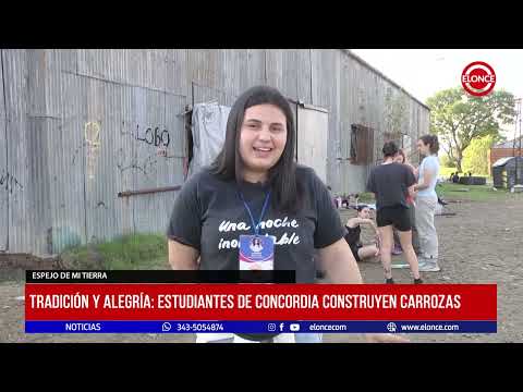 Espejo de mi Tierra: "Tradición y alegría" Estudiantes de Concordia contruyen carrozas año tras año