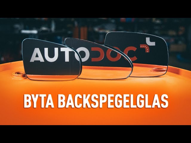 Se en videoguide om Backspegel, glas byta i MERCEDES-BENZ 124-serie