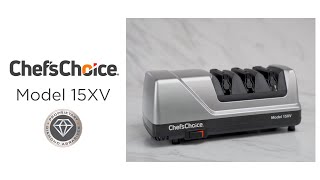 Elektrický brousek na nože Chef’sChoice Trizor XV (Model 15) – EU verze 230 V, 3 stupně, 15°