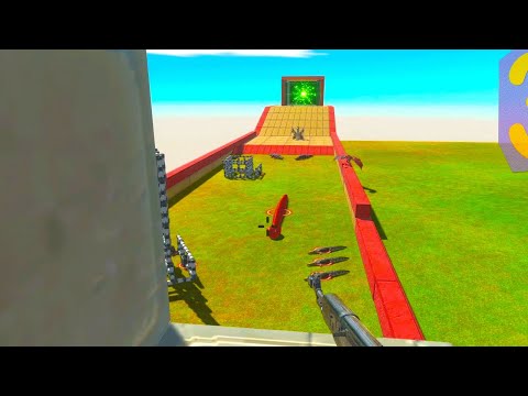 Complete the Maze with Prehistoric Mammals - Animal Revolt Battle Simulator