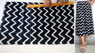 Culottes / Divided Skirt Cutting & Stitching