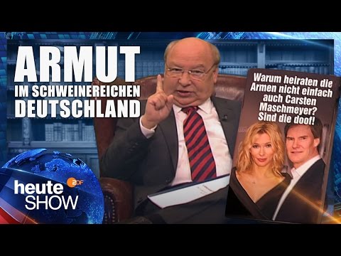Gernot Hassknecht zerreißt den Armutsbericht der Bundesregierung | heute-show vom 21.04.2017
