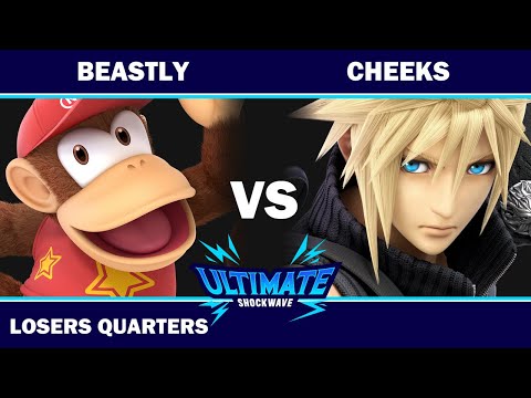 USW 143 - Losers Quarters - UTA | Beastly (Diddy Kong, PT) VS FRKS | Cheeks (Cloudb, Roy) - SSBU
