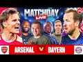 Arsenal 2-2 Bayern Munich | Match Day Live | Champions League