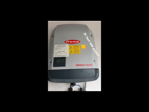 Inverteris Fronius Symo 7.0-3-M Light video