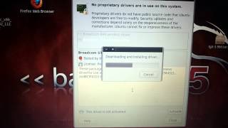 (HELP!)Backtrack 5 Broadcom STA Drivers problem!