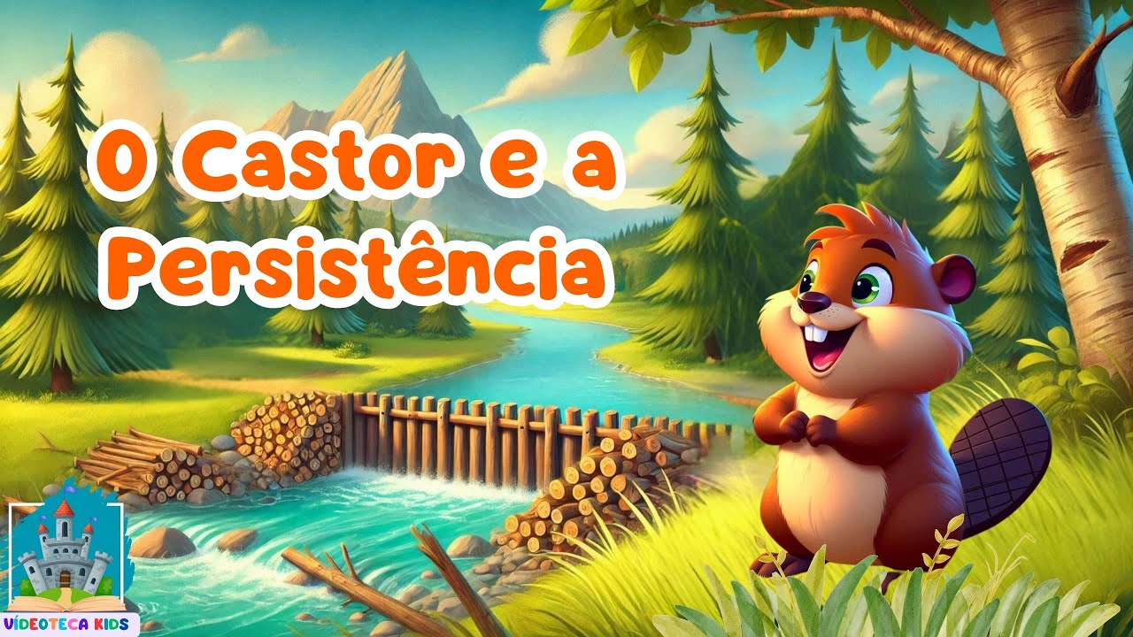O CASTOR E A PERSISTENCIA -História Infantil |#historiainfantilparadormir #historiainfantil #leitura