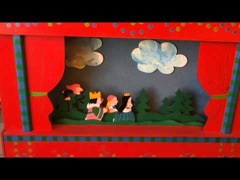 Teatrino elettrico in legno Sevi