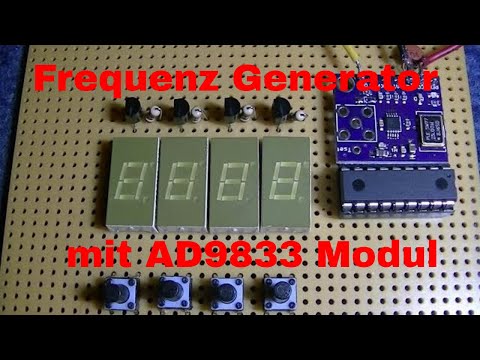 AD9833 einfaches Selbstbau DDS Frequenz Generator Modul Schaltplan - eflose #1054