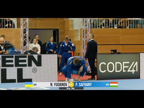 Nikita YUDANOV (UKR) v Peter SAFRANY (HUN) -90kg Final  [ European Judo Championships 2023 U23 ]