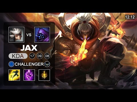 Jax vs Camille Top - EUW Challenger - Patch 12.12 Season 12