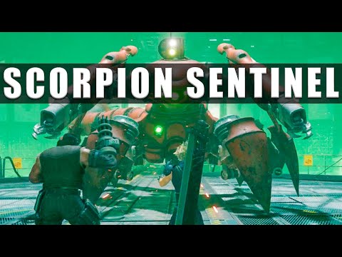 Final Fantasy 7 Remake Scorpion Sentinal Boss - How to beat the first boss in the Mako Reactor