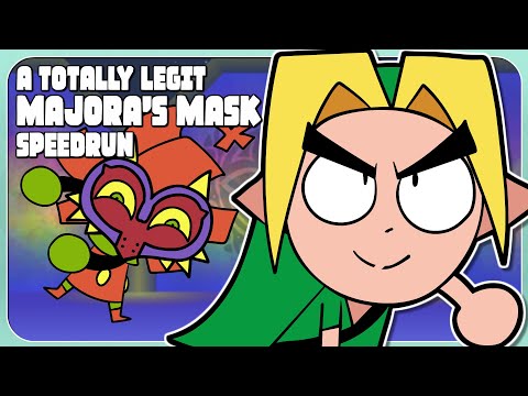 A TOTALLY LEGIT MAJORA'S MASK SPEEDRUN CARTOON ("DEFEAT MAJORA" WORLD RECORD)