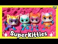 SuperKitties Toys - Juguete Spergatito - Ginny, Sparks, Buddy and Bitsy!