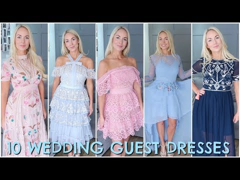 10 WEDDING GUEST DRESSES 2018 | WEDDING GUEST OUTFIT IDEAS / HAUL & TRY ON