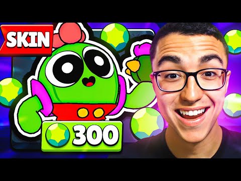 Unveiling the Best Brawl Stars Skin: Cartoon Spike! *Gameplay & Reactions*  😍 - Video Summarizer - Glarity