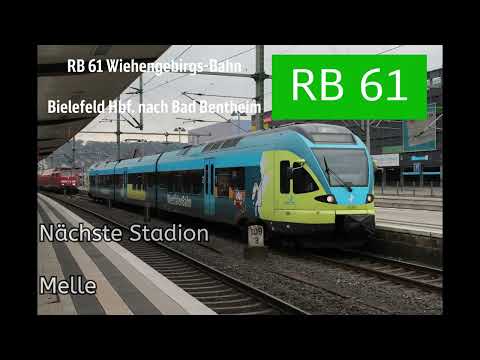 [ WestfalenBahn ] RB 61 ( Wiehengebirgsbahn ) | Bielefeld - Bad Bentheim