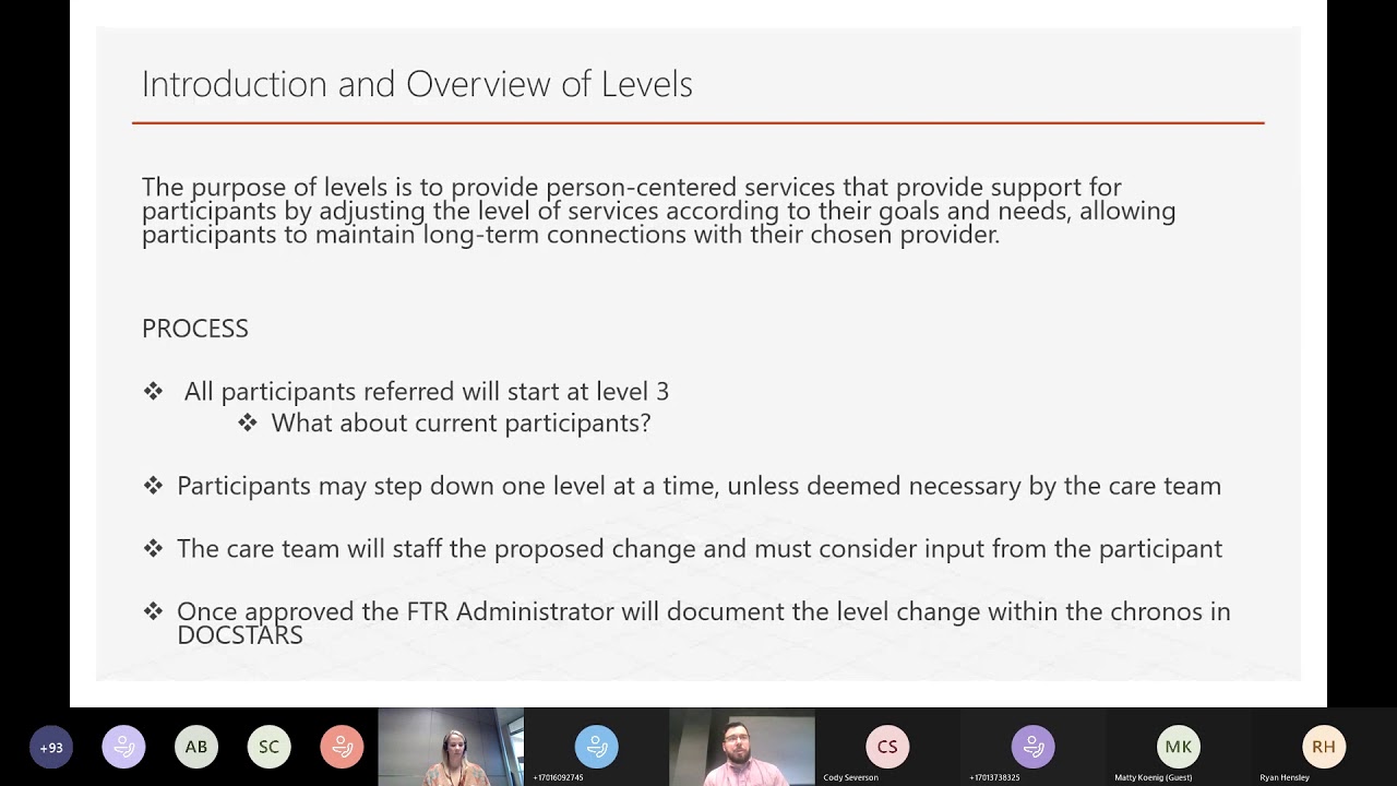 Care Coordination Levels