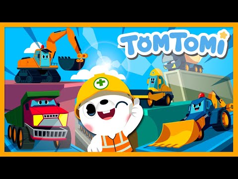 Oh Yeah Oh Yeah Heavy Equipment Song | Funny song | Kids YouTube | TOMTOMI Songs for Kids