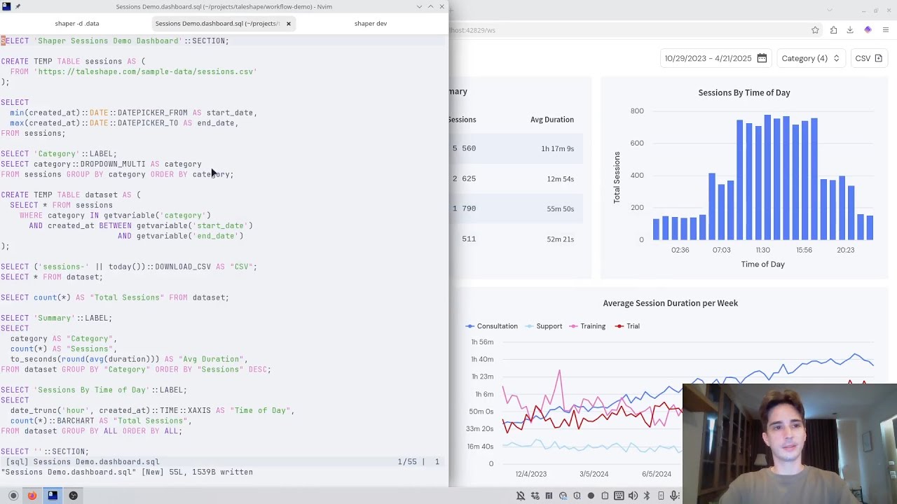 Taleshape video preview