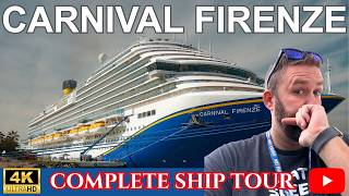 Carnival Firenze Cruise Ship Tour | All Public Spaces
