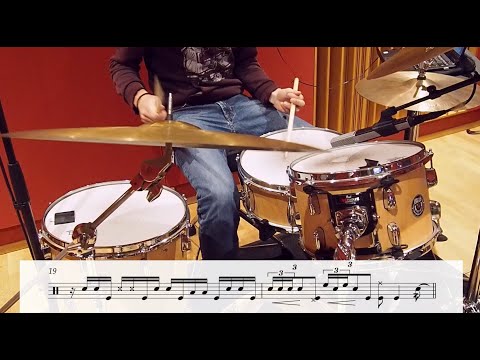 Roy Haynes - Tired Trade drum solo transcription (by Alfio Laini)