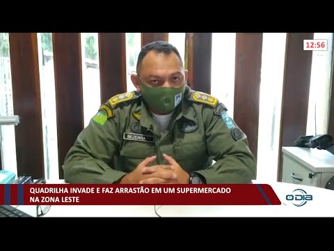 Quadrilha invade e faz arrastão em supermercado na zona leste de Teresina 29 03 2021