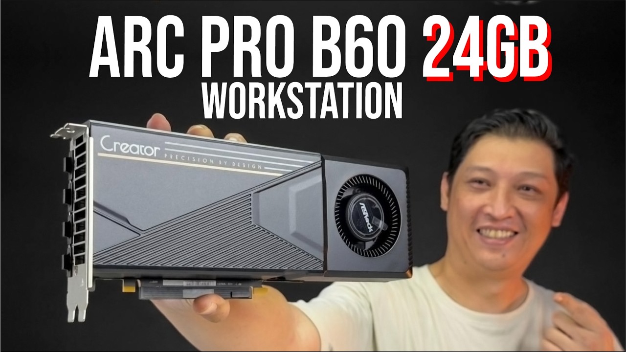 INTEL WORKSTATION GPU ~ jaminan anti HANG/BLUESCREEN  pas kerja   |    Arc Pro B60