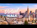 Experience San Francisco Downtown In 4K Virtual Tour With Ambient Sound Relaxing Music