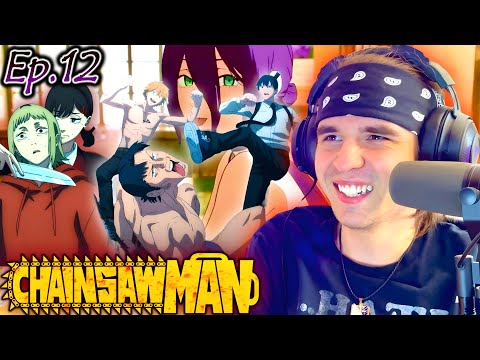 КАТАНА ПРОТИВ БЕНЗОПИЛЫ ⚔️ | РЕАКЦИЯ НА ФИНАЛ 12 Эпизод «Человек с бензопилой»