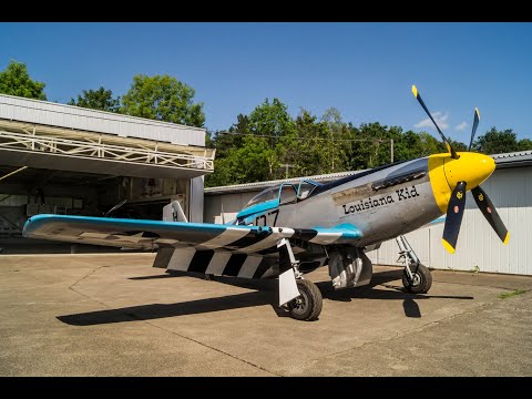 Mustang P-51D Louisiana Kid Warbird Flight 18.07.2021 Germany Rundflug WW2 Airshow onboard gopro