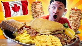 THE BIGGEST BREAKFAST IN CANADA! (MAN VS. FOOD)