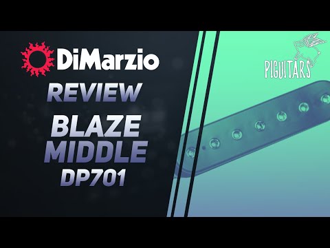 DiMarzio DP701BK Blaze 7-String Middle Single Coil Pickup 2010s - Black image 8