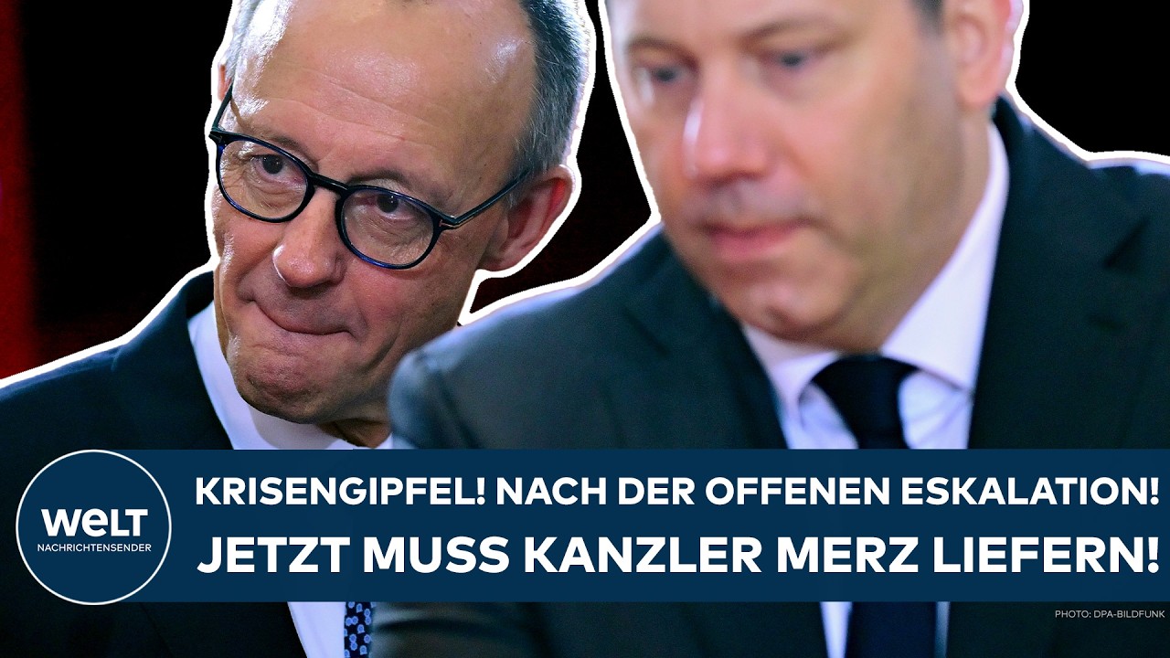 DEUTSCHLAND: Krisengipfel in Berlin! Nach dem offenen Schlagabtausch! Jetzt muss Merz liefern!