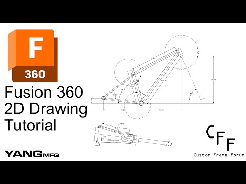 Fusion 360 Tutorial: Create 2D drawings for Framebuilding