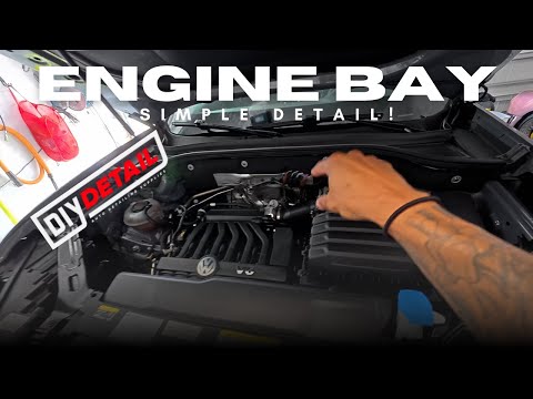 VW Atlas - Engine Bay Detail - SUPER EASY & FAST! - DIY Detail
