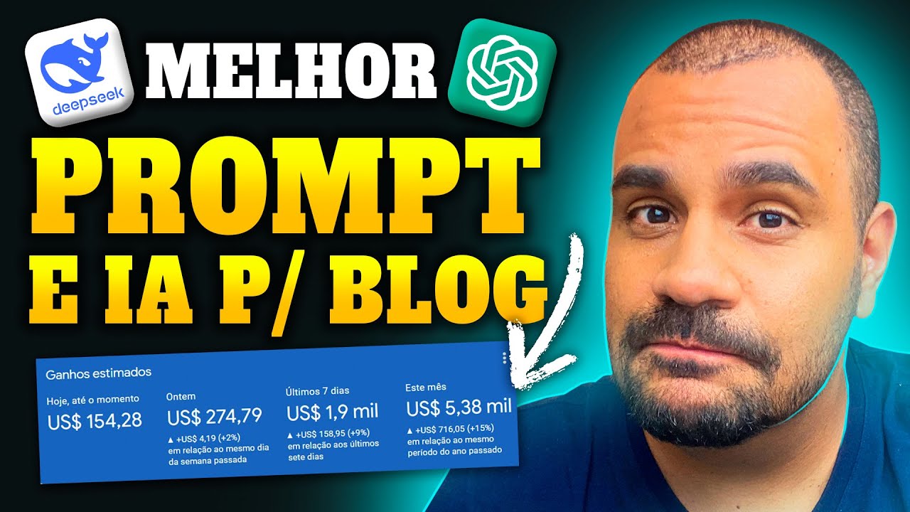 COMO CRIAR ARTIGO que MONETIZAM blogs no Google AdSense RÁPIDO: DeepSeek X CHAGPT