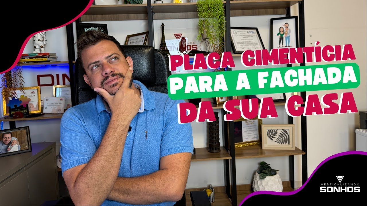 Utilização de PLACA CIMENTÍCIA na sua CONSTRUÇÃO!