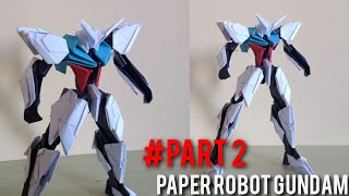 origami robot Gundam part : 2