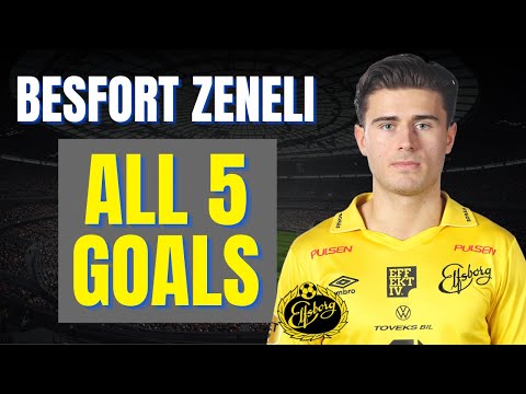 Besfort Zeneli - ALL 5 GOALS FOR IF ELFSBORG | Skills & Highlights