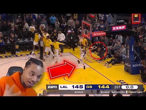 FlightReacts HEATED at D’Angelo Russell Kicking Ball after 2OT Win vs. Warriors!