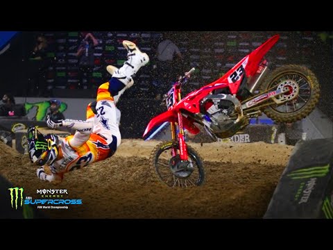 Craziest Moments of 2021 AMA Supercross | 450SX Highlights